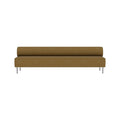 Audo Copenhagen Eave Dining Sofa, Open Section 110" in Audo Bouclé 06, packshot on white