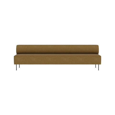 Audo Copenhagen Eave Dining Sofa, Open Section 110" in Audo Bouclé 06, packshot on white