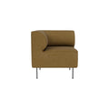 Audo Copenhagen Eave Dining Sofa, Corner, 30", Left Corner in Audo Bouclé 06, packshot on white