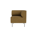 Audo Copenhagen Eave Dining Sofa, Corner, 30", Right Corner in Audo Bouclé 06, packshot on white