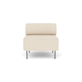 Audo Copenhagen Eave Dining Sofa, Open Section 32" in Logan Jasmine, packshot on white