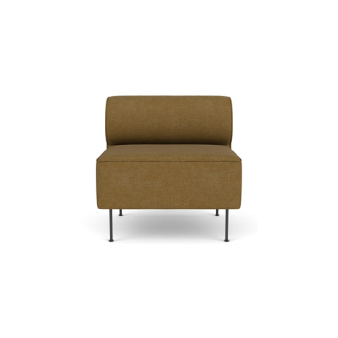 Audo Copenhagen Eave Dining Sofa, Open Section 32" in Audo Bouclé 06, packshot on white