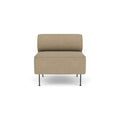 Audo Copenhagen Eave Dining Sofa, Open Section 32" in Audo Bouclé 02, packshot on white
