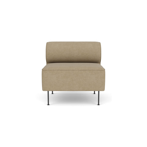 Audo Copenhagen Eave Dining Sofa, Open Section 32" in Audo Bouclé 02, packshot on white