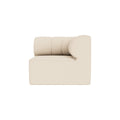 Audo Copenhagen Eave Seamline Modular Sofa, Straight Modules, 34" Depth, Right Corner 34" in Logan Jasmine, packshot on white