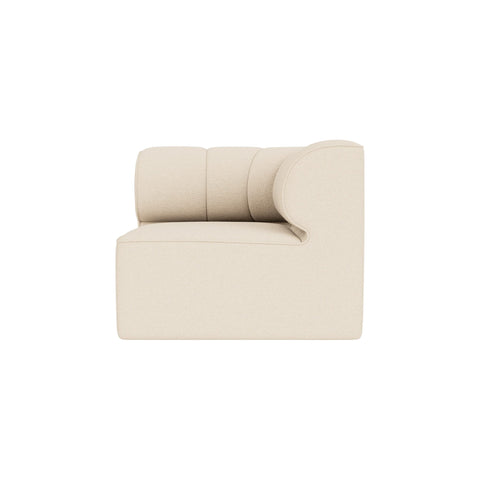 Audo Copenhagen Eave Seamline Modular Sofa, Straight Modules, 34" Depth, Right Corner 34" in Logan Jasmine, packshot on white