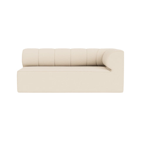 Audo Copenhagen Eave Seamline Modular Sofa, Straight Modules, 34" Depth, Right Corner 68" in Logan Jasmine, packshot on white