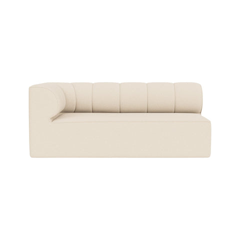 Audo Copenhagen Eave Seamline Modular Sofa, Straight Modules, 34" Depth, Left Corner 68" in Logan Jasmine, packshot on white