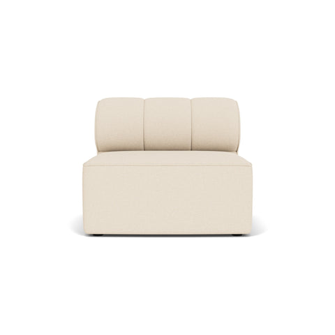 Audo Copenhagen Eave Seamline Modular Sofa, Straight Modules, 34" Depth, Open Section 34" in Logan Jasmine, packshot on white