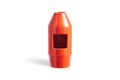 HAY Chim Chim Scent Diffuser, Red, glossy ceramic tealight scent diffuser, packshot on a plain white background