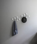 white powder coated coat rack by audo copenhagen