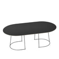 muuto airy coffee table in black size large 