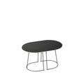 muuto airy coffee table in black size small