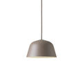 muuto ambit pendant lamp in taupe