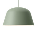 muuto ambit pendant lamp in dusty green