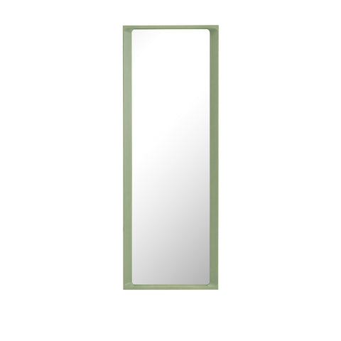 arced mirror by muuto in light green