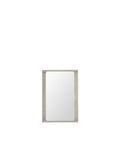 arced mirror by muuto in light grey 