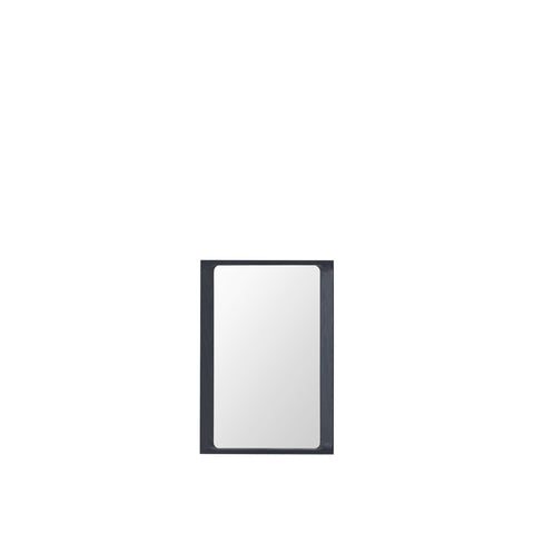 arced mirror by muuto in might blue