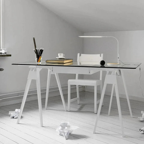 white office desk by design house stockholm 