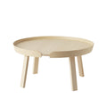 muuto around coffee table size large in ash wood 