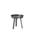 muuto around coffee table size small in anthracite finish