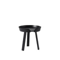 muuto around coffee table size small with black finish