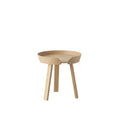 muuto around coffee table size small in oak finish