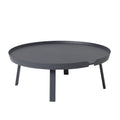 muuto around coffee table size extra large in anthracite