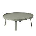 muuto around coffee table size extra large in dusty green