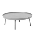 muuto around coffee table size extra large in grey 