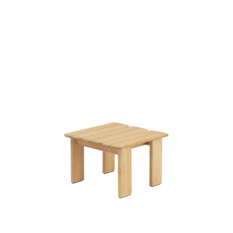 Assemble Coffee Table 55 in teak by Muuto, solid wood Scandinavian side table