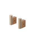 Muuto Attach Coat hooks set of 2 in oak and burnt orange