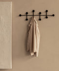 black powder coated coat rack by audo copenhagen