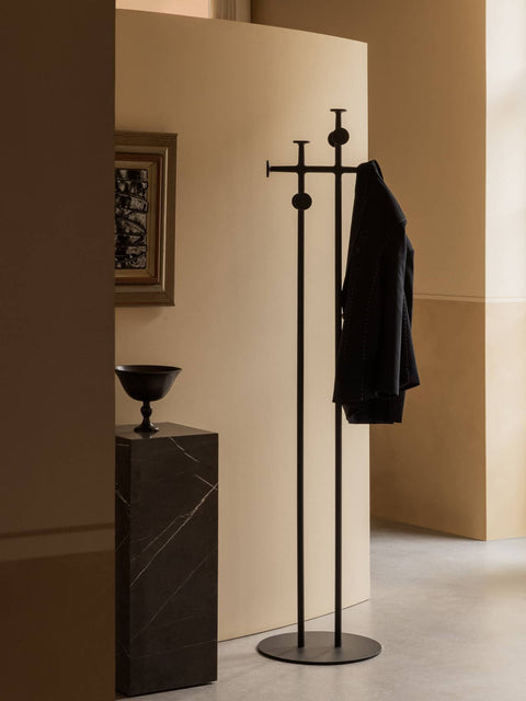 Audo Copenhagen Afteroom Coat Stand with the Plinth Tall