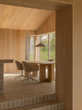 Audo Copenhagen Chancery Pendant Lamp with the Androgyne Dining Table
