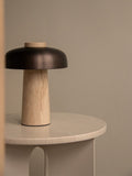 Audo Copenhagen Reverse Table Lamp, Portable with the Androgyne Side Table