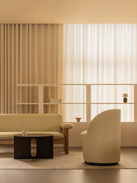 Audo Copenhagen Brasilia Sofa with the Androgyne Side Table
