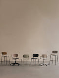 Audo Copenhagen Co Dining Chair, Outdoor, row of chairs from the Audo Co Collection, including the Co Dining Chair Outdoor, Task Chair, and Bar and Counter Chair