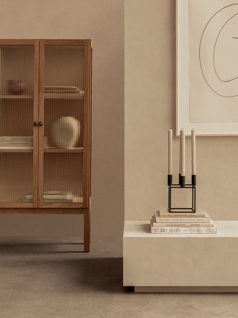 Audo Copenhagen Curiosity Cabinet, Low in a styled interior