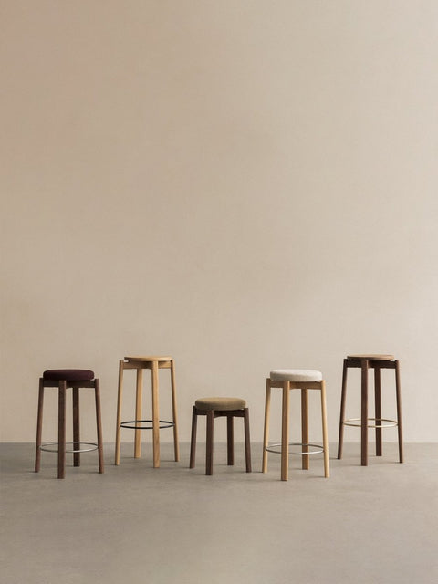 Audo Copenhagen Passage Bar & Counter Stool with the Passage Stool