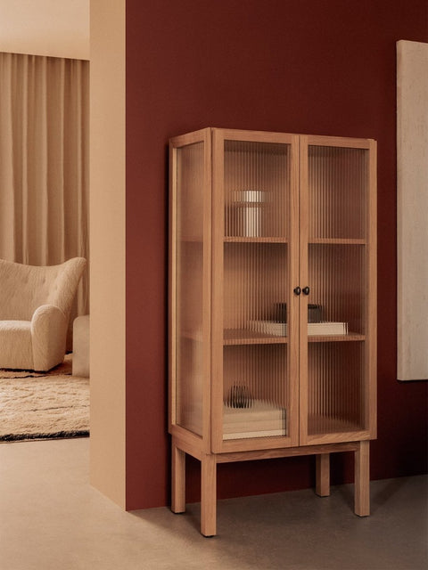 Audo Copenhagen Curiosity Cabinet, Low with the Volume Side Table