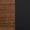 Blu Dot Black and Walnut material swatch