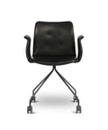 Primum Chair w/Arms on Casters by Bent Hansen