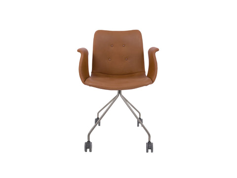 Primum Chair w/Arms on Casters by Bent Hansen