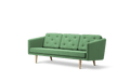 Detail of cushion and joinery on Fredericia No. 1 Sofa