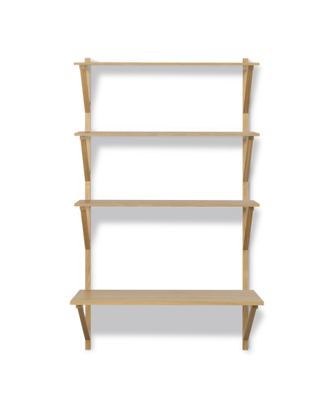 BM29 Shelf with Desk 1-Wide by Borge Mogensen for Fredericia Furniture