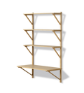 BM29 Shelf with Desk 1-Wide by Borge Mogensen for Fredericia Furniture