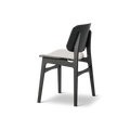 Black Soborg Chair by Fredericia side view minimalist modern furniture Canada product photo