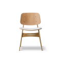 Soborg Chair by Fredericia modern Scandinavian dining chair in oak Canada product image