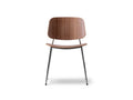 walnut soborg dining chair designed by borge mogensen for fredericia furniture